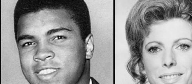 Muhammad Ali y Billie Whitelaw. Muhammad Ali y Billie Whitelaw.