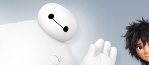 Os heróis: Baymax e Hiro Hamada. Os heróis: Baymax e Hiro Hamada.