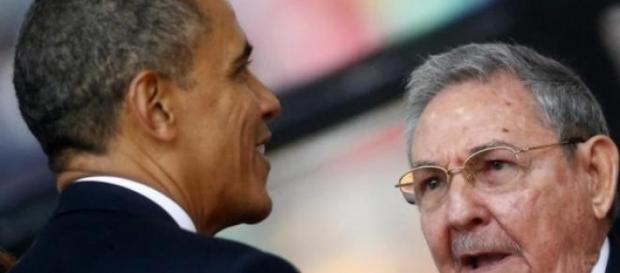 Los presidentes Barack Obama y Raúl Castro Los presidentes Barack Obama y Raúl Castro