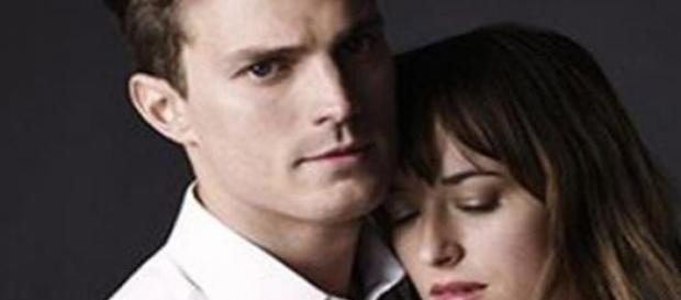 Los protagonistas del film, Christian y Anastasia Los protagonistas del film, Christian y Anastasia
