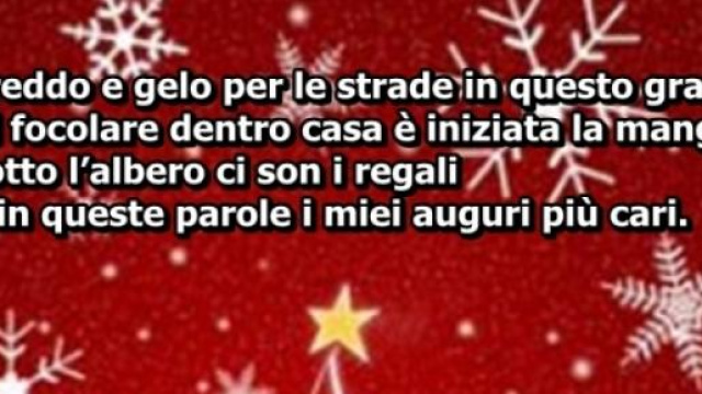 Frasi auguri di Buon Natale.