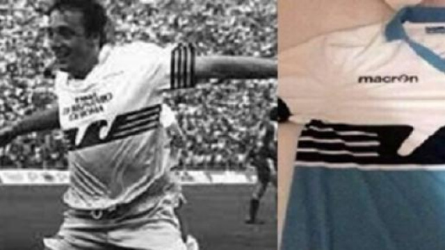 La nuova maglia Lazio fedele a quella del meno 9