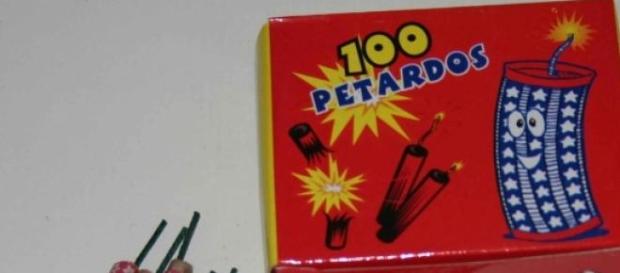 Imagen de unos petardos ilegales. Imagen de unos petardos ilegales.