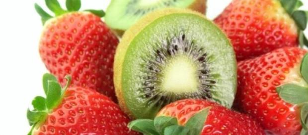 Fresas y kiwi son ricos en antioxidantes Fresas y kiwi son ricos en antioxidantes