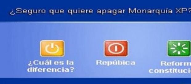 La Monarquía como si fuera un ordenador... La Monarquía como si fuera un ordenador...