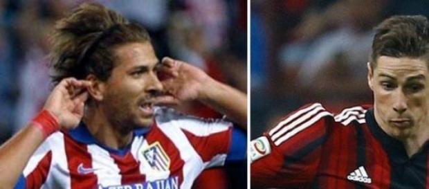 Alessio Cerci e Fernando Torres Alessio Cerci e Fernando Torres