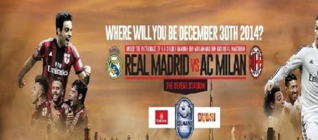 Dubai Challenge Cup 2014: Milan-Real Madrid in TV Dubai Challenge Cup 2014: Milan-Real Madrid in TV