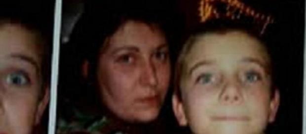 San Severino Marche: la donna con suo figlio San Severino Marche: la donna con suo figlio
