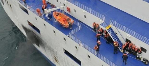 Incendio nel Norman Atlantic, ultimi aggiornamenti Incendio nel Norman Atlantic, ultimi aggiornamenti