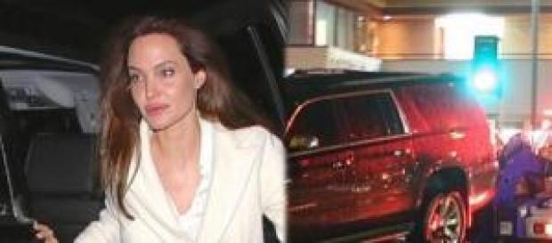 Angelina Jolie sufre un leve accidente de tráfico. Angelina Jolie sufre un leve accidente de tráfico.