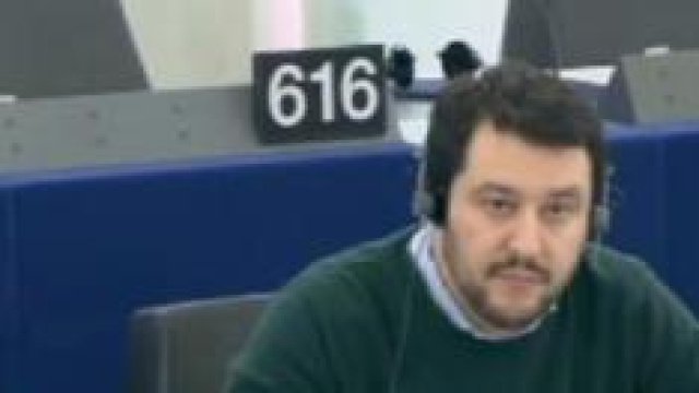 Il segretario della Lega Nord Matteo Salvini