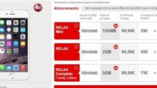 Natale: Vodafone offerte iPhone 6.