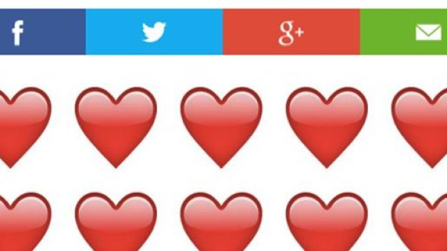 Parola top del 2014 sui social media l'emoji cuore