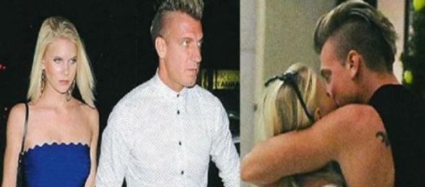 Maxi López con su novia la modelo sueca Daniela Maxi López con su novia la modelo sueca Daniela