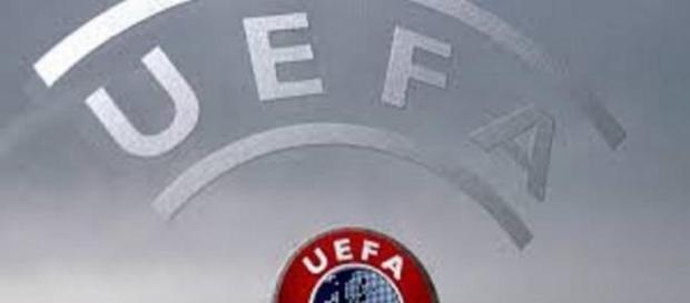 Il simbolo dell'organizzazione calcistica Uefa Il simbolo dell'organizzazione calcistica Uefa
