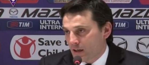 Vincenzo Montella tecnico della Fiorentina Vincenzo Montella tecnico della Fiorentina