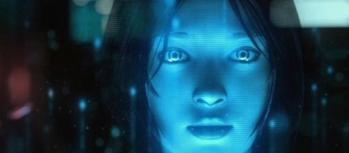 Cortana, così come appare nella serie "Halo"