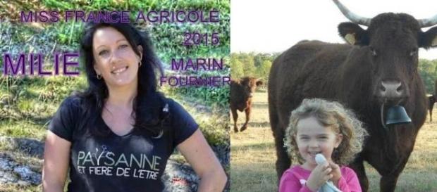 La miss et la mini miss France Agricole La miss et la mini miss France Agricole