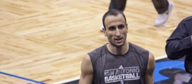 Imagen de Manu Ginobili jugador de los Spurs Imagen de Manu Ginobili jugador de los Spurs