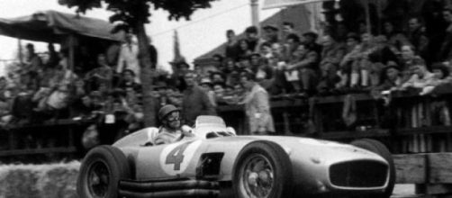 Manuel Fangio sul circuito di Bremgarten 