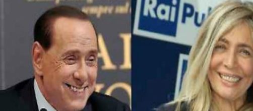 Silvio Berlusconi e Mara Venier