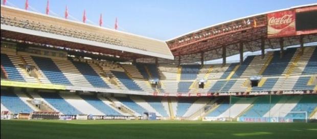 Estadio de Riazor, donde jugaron contra el Málaga Estadio de Riazor, donde jugaron contra el Málaga