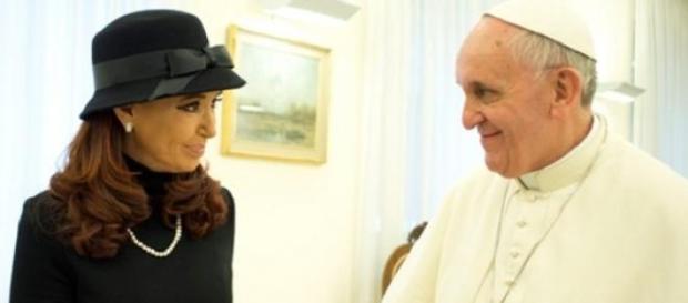 Francisco en su reunión con CFK Francisco en su reunión con CFK