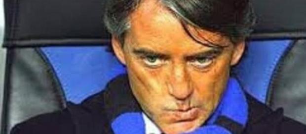 L'allenatore dell'Inter Roberto Mancini L'allenatore dell'Inter Roberto Mancini