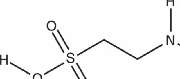 Representación molecular de la Taurina Representación molecular de la Taurina