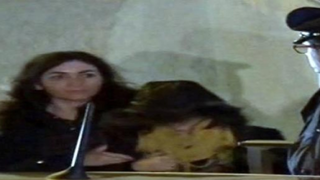   Il momento del fermo della mamma di Loris