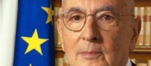 Il presidente della Repubblica Giorgio Napolitano