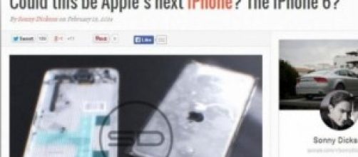 iPhone 6, anticipazioni Sonny Dickson 