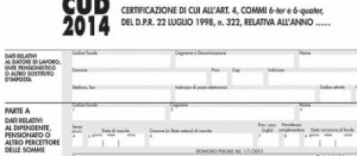 Modello CUD 2014: scadenza consegna