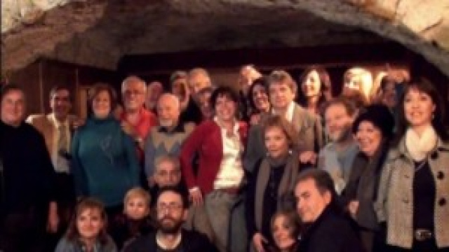 Il gruppo del Salotto Donizetti al Club House