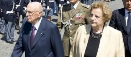 Presidente G. Napolitano e ministro A. Cancellieri