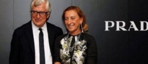 Miuccia Prada e Patrizio Bertelli a Milano