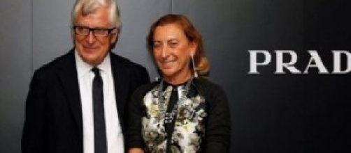 Miuccia Prada e Patrizio Bertelli a Milano