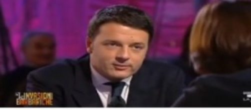 Matteo Renzi in un'intervista a La 7