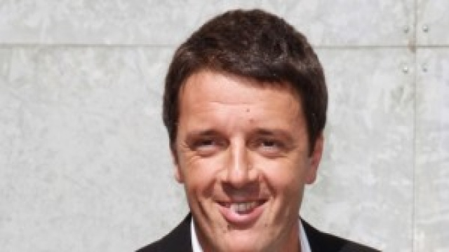 Il leader del PD Matteo Renzi