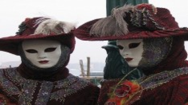 Due maschere del carnevale di Venezia