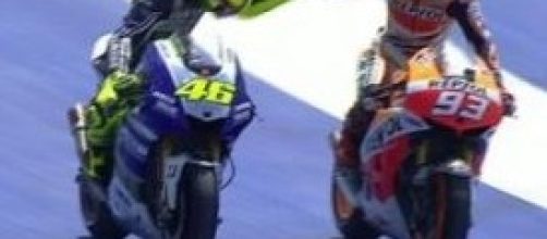 Test MotoGp, Marquez in testa. Rossi quarto