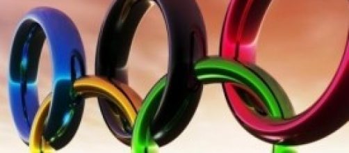 Gli storici cinque cerchi delle Olimpiadi.