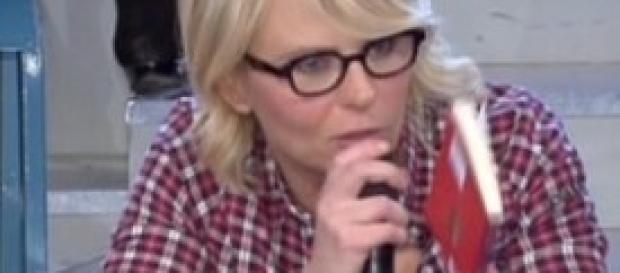 La conduttrice Maria De Filippi La conduttrice Maria De Filippi