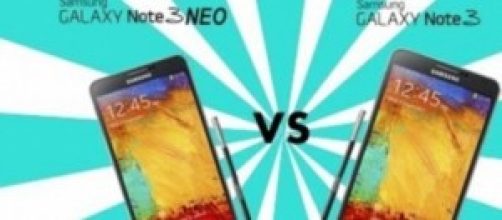 Confronto tra Galaxy Note 3 Neo e Galaxy Note 3