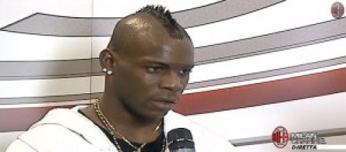 Mario Balotelli, attaccante del Milan