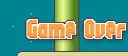 Schermata di gioco di Flappy Bird