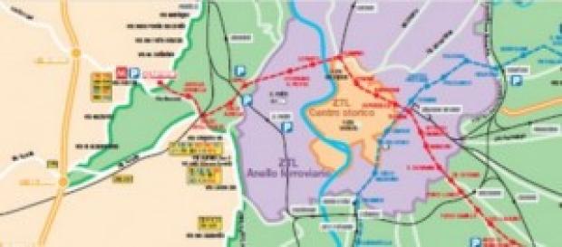 Blocco del traffico a Roma Blocco del traffico a Roma