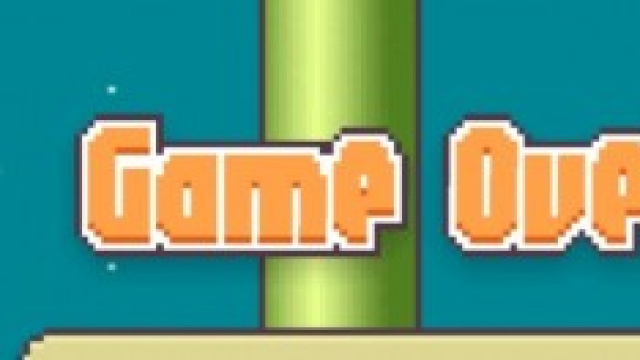 Schermata di gioco di Flappy Bird