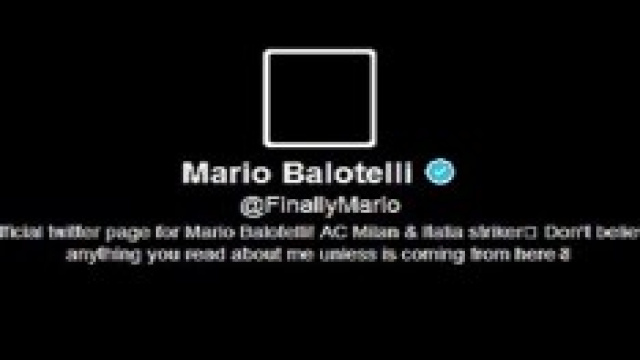 L'account Twitter di Balotelli oscurato
