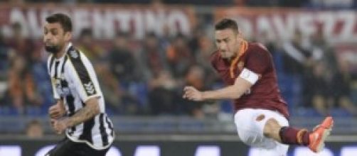 Il capitano della Roma Francesco Totti